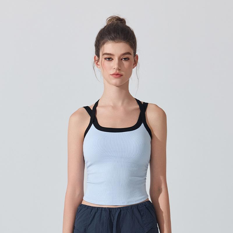 New Halter Cross-Strap Crop Top: Short, Sexy, Sweet, and Spicy for Outer or Inner Wear, Perfect As a Base Layer, Beautiful Back, Yoga, and Sports Bra.