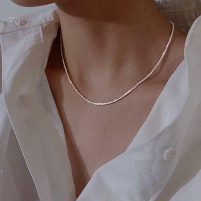 Hot Selling Simple INS Sparkling Collarbone Chain Starry Sky Choker Necklace Ring Bracelet Earrings