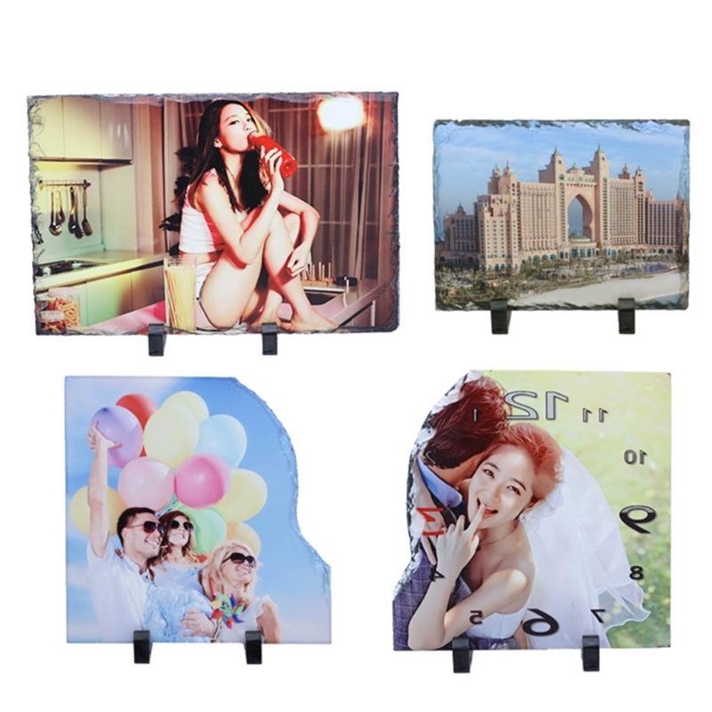 Memorial Frame with Display Holder Stand Sublimation Blank Photo Frames Unique Picture Frame for DIY Heat Transfer Print