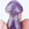 Mini Mushroom Gemstone Sculpture Cute Natural Healing Stone Polished Mushroom Figurine for Home Crafts Flower Pot Decor Gifts for Women Men