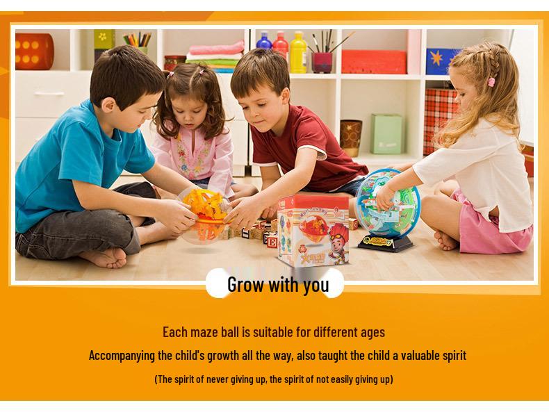 3D Maze Challenge: Children's Balance Ball Toy