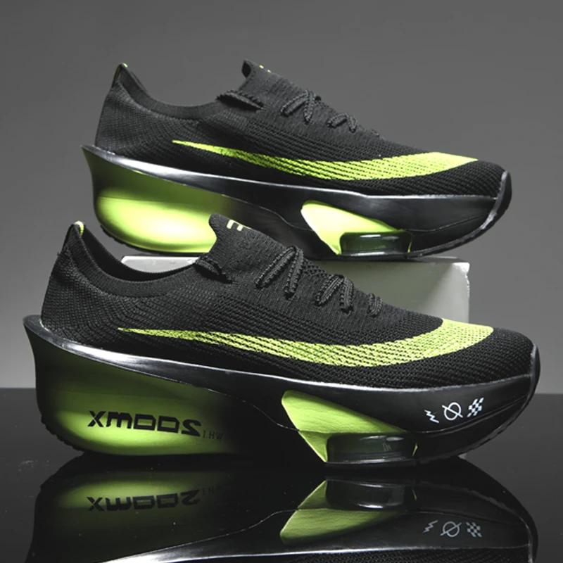 Pantofi de jogging cu pernă de aer 2025 Pantofi de alergare Placă de carbon Maraton Bărbați Sport Respirabil Ușor Adidași Antiderapanți pentru Femei