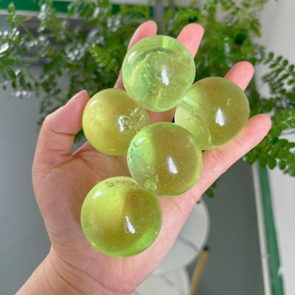 Green Grapes Shape Fruit Squishy Toy Glossy Slow Rising Squeeze Soft Stress Relief Toy Relaxation