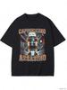 T-shirt Cappuccino Assassino Rétro Meme Italien Brainrot Graphique 100% Coton Été Doux Unisexes Hauts P93