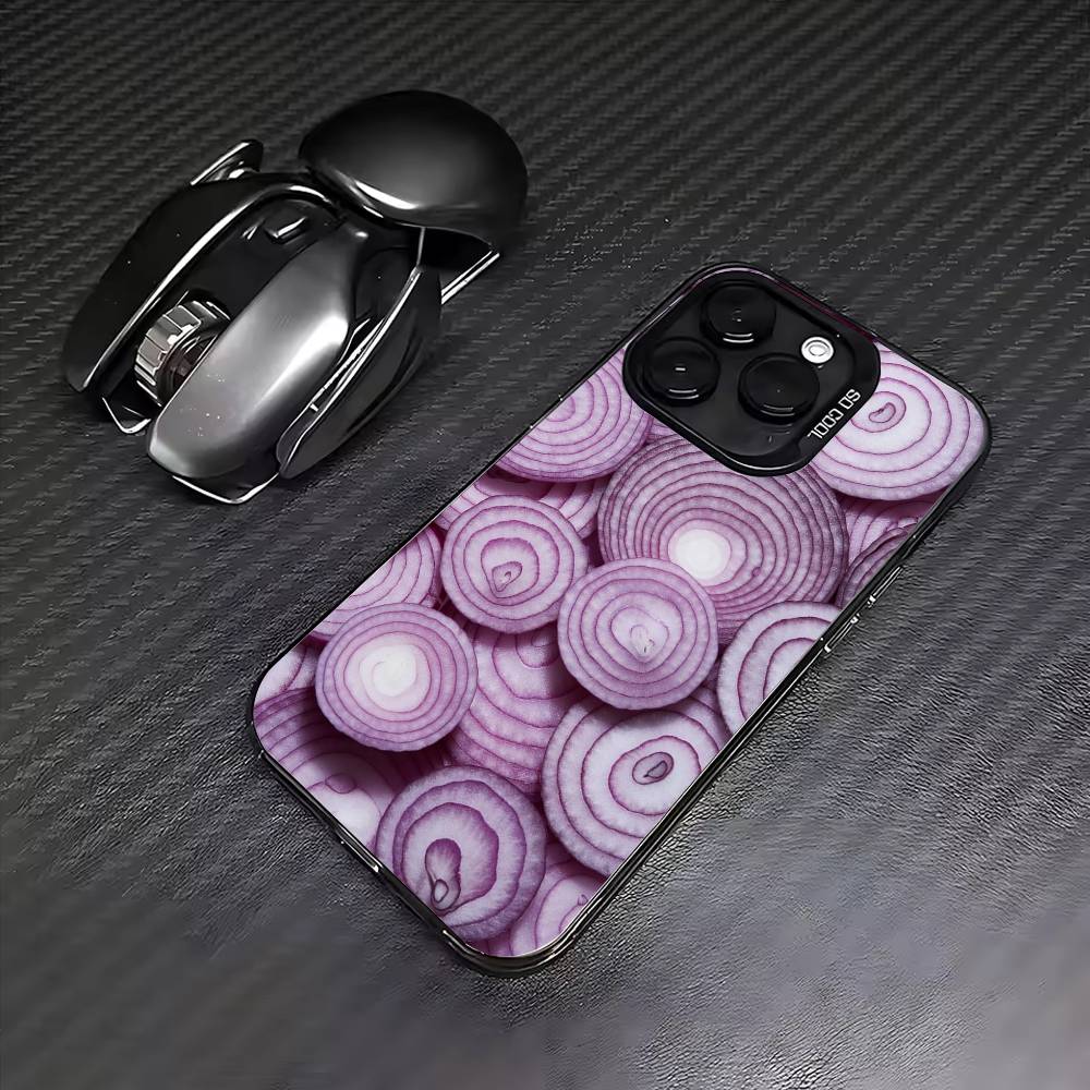 

Чехол для телефона с рисунком из свежих фруктов и овощей Для iPhone17,16,15,14,13,12,11 Plus,Pro Max Цветной Посеребренный Внутренний Чехол iPhone11PROMAX