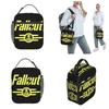 Vintage Fallouts Finger Guns Insulated Lunch Tote Bag For Picnic Funny Games Food Box Portable Thermal Cooler Lunch Boxes