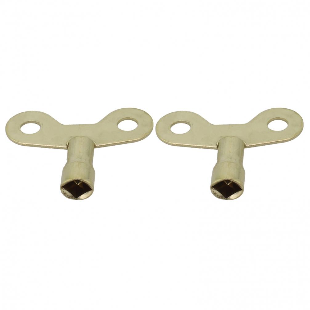 2 X Radiator Keys For Venting Air Valve Plumbing Tool