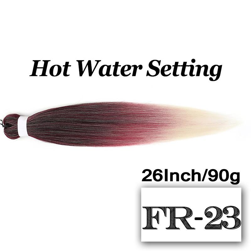 Braiding Hair Pre-stretched 26 Inch Hair Extensions for Afro Crochet Braids Synthetic Hair DIY Purple Pink Peach Red Jumbo Braid