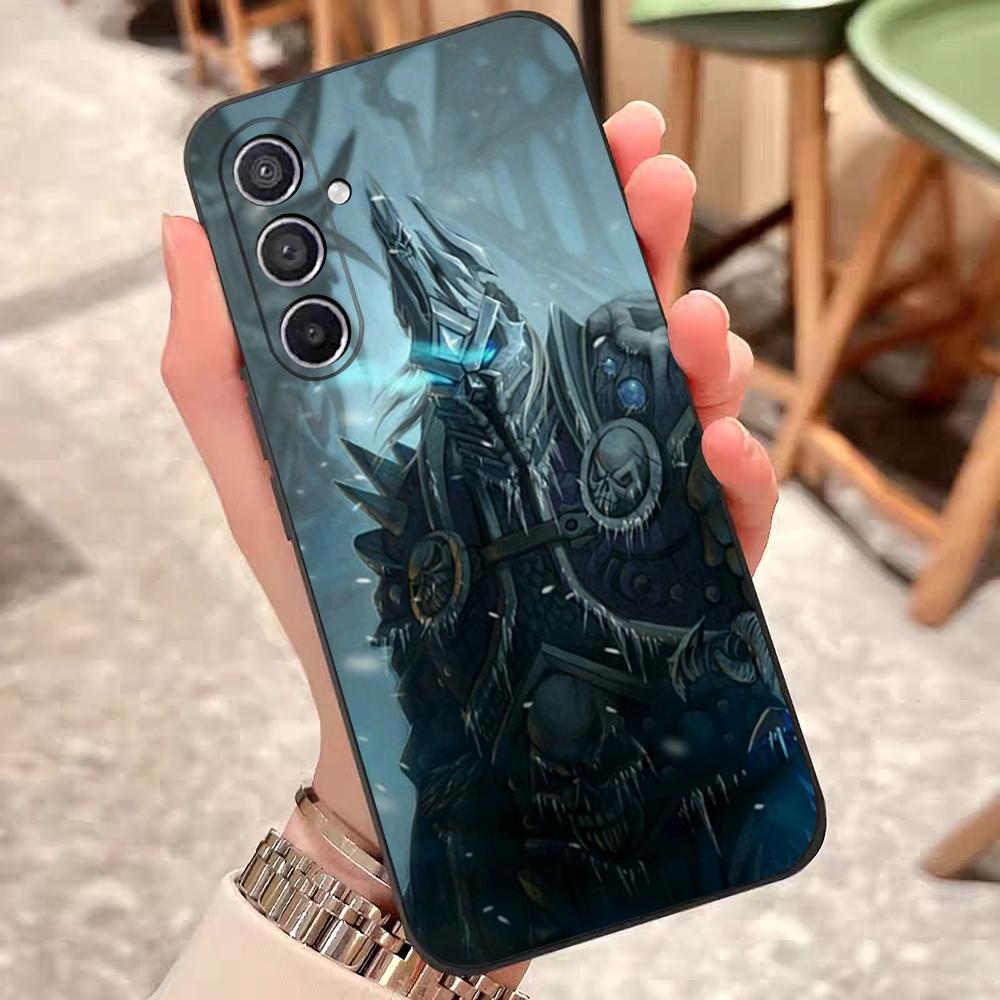 World Of Warcraft L-LichS King Phone Case For Samsung S25 Edge 24 23 22 21 20 Ultra Plus Fe Galaxy A54 53 34 25 16 Silicon Cover