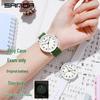 SANDA Lightweight Waterproof Quartz Wristwatch with Luminous Display and Calendar