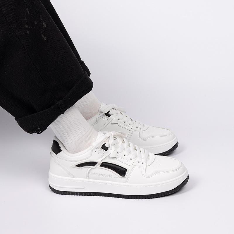 Global Velvet Warm Trend Board Shoes Men's ZHQHY113-1 Winter Cold-proof Thickened White Shoes Casual Sports Shoes