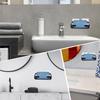 Väggmonterbar Tvålkoppshållare Aluminiummaterial Stansfri Design Självdränerande Ribbad Låda Snabb Dränering Mögelförebyggande