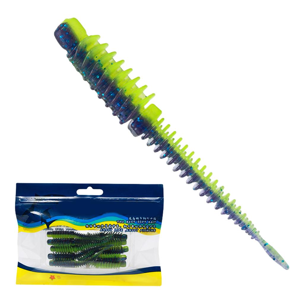 10pcs Soft Lure Worm Artificial Baits Wobblers 8.5/7.5/6.5cm Topwater Floating Fishing Lure for Trout Fishing Swimbait