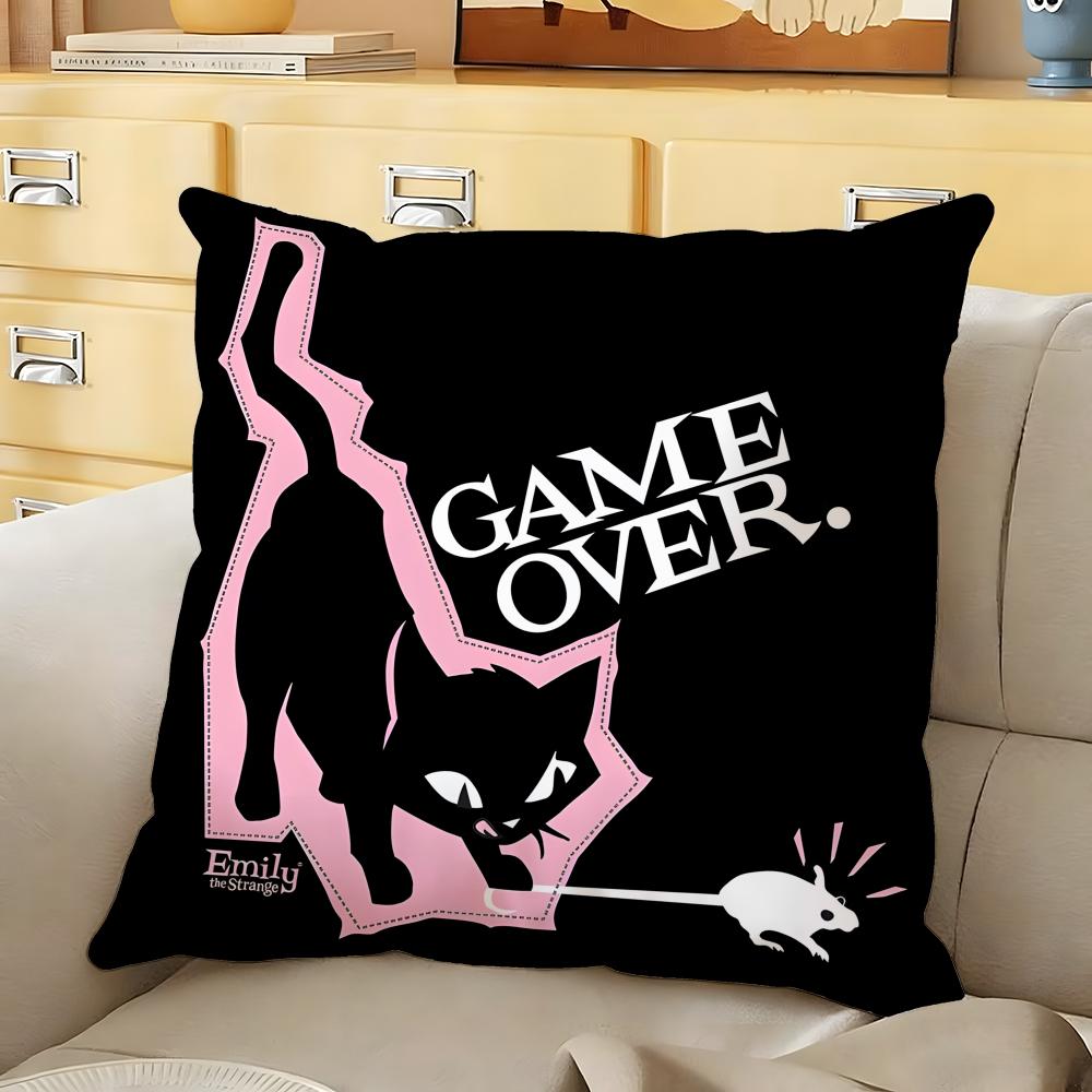 

EEmily The SStrange Cushion Cover Soft Durable Reversible Pillow Cover Home Car MultiScene Daily Comfort Pillowcase 30X30cm