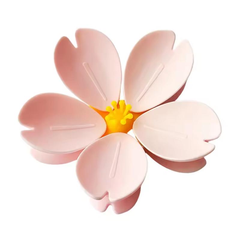 Sakura Magnetic Fridge Magnet Seal Clip, Petal Sealing Clip, Magnetic Fridge Sticker, Snack Sealer, Flower Decoration розовый