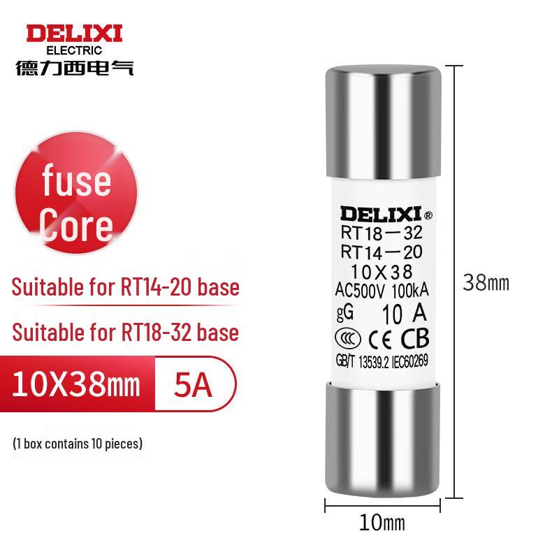 

Delixi RT18-32X Fuse Disconnector & Fuse Links CN plug (adapter included)