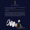 HiFiGo Kinera Celest Pandamon 10mm Square Planar Driver 2nd Generation SPD IEMs Celest In-Ear Monitors, (Kinera Pandamon)