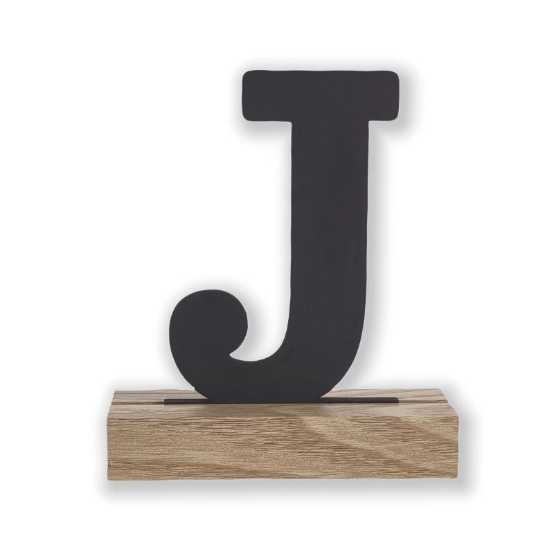 Rustic Artificial Wood Alphabet Letter Vintage Style Desktop Decor for Home Birthday Christmas Wedding Party Supplies