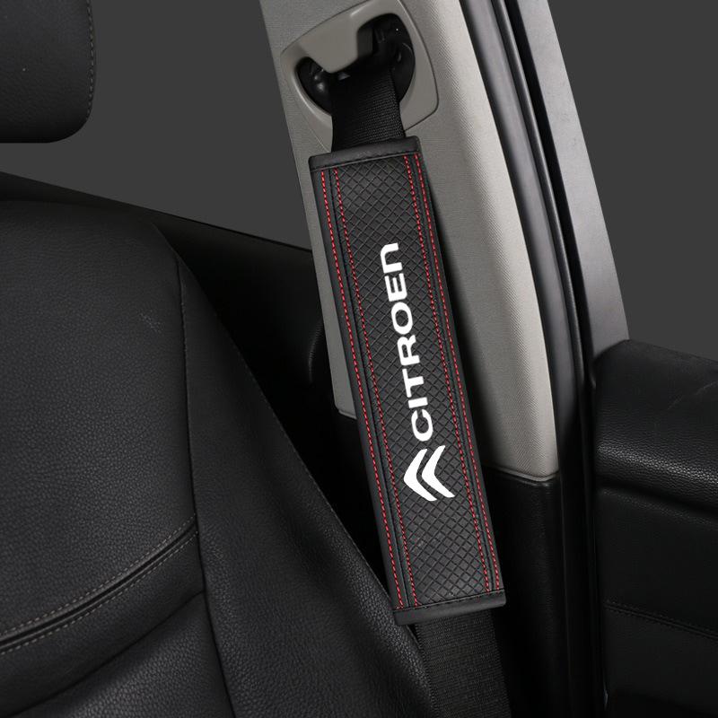 Car Safety Belt Shoulder Pad For Citroen C1 C2 C4 C5 C3 C4L C8 Berlingo Xsara Picasso crosser C-ELYSEE JUMPY NEMO Accessories aiu256