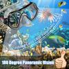 Professional Snorkel Diving Mask Snorkels Goggles Glasses Diving Goggles Swimming Tube Set Anti Fog Snorkel Mask Adult Unisex