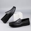 Męskie Mokasyny ze Skóry Naturalnej Wygodne Męskie Buty Codzienne Luksusowa Marka Męskie Eleganckie Buty do Garnituru Oddychające Wsuwane Buty Żeglarskie