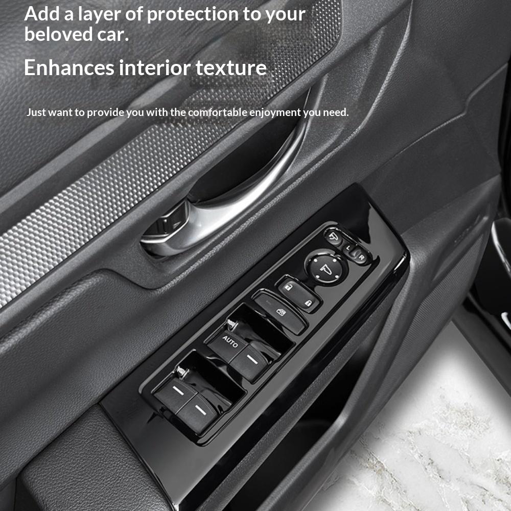 Fit For Honda CRV Breeze 2023-2025 Glass Lift Switch Panel Frame Decorative Sticker Car Interior Modification