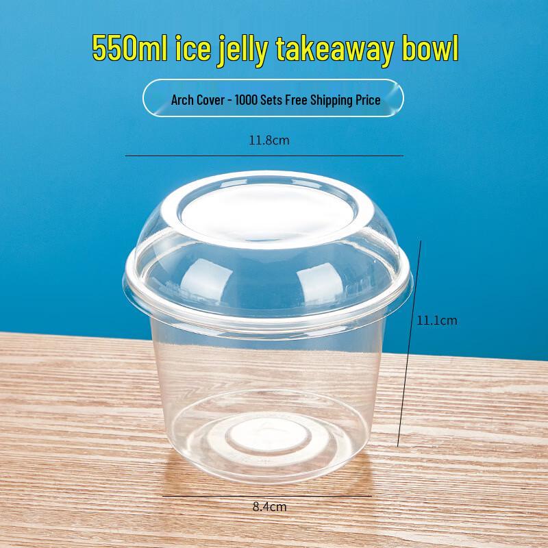 

Disposable Dessert Bowls with Domed Lids