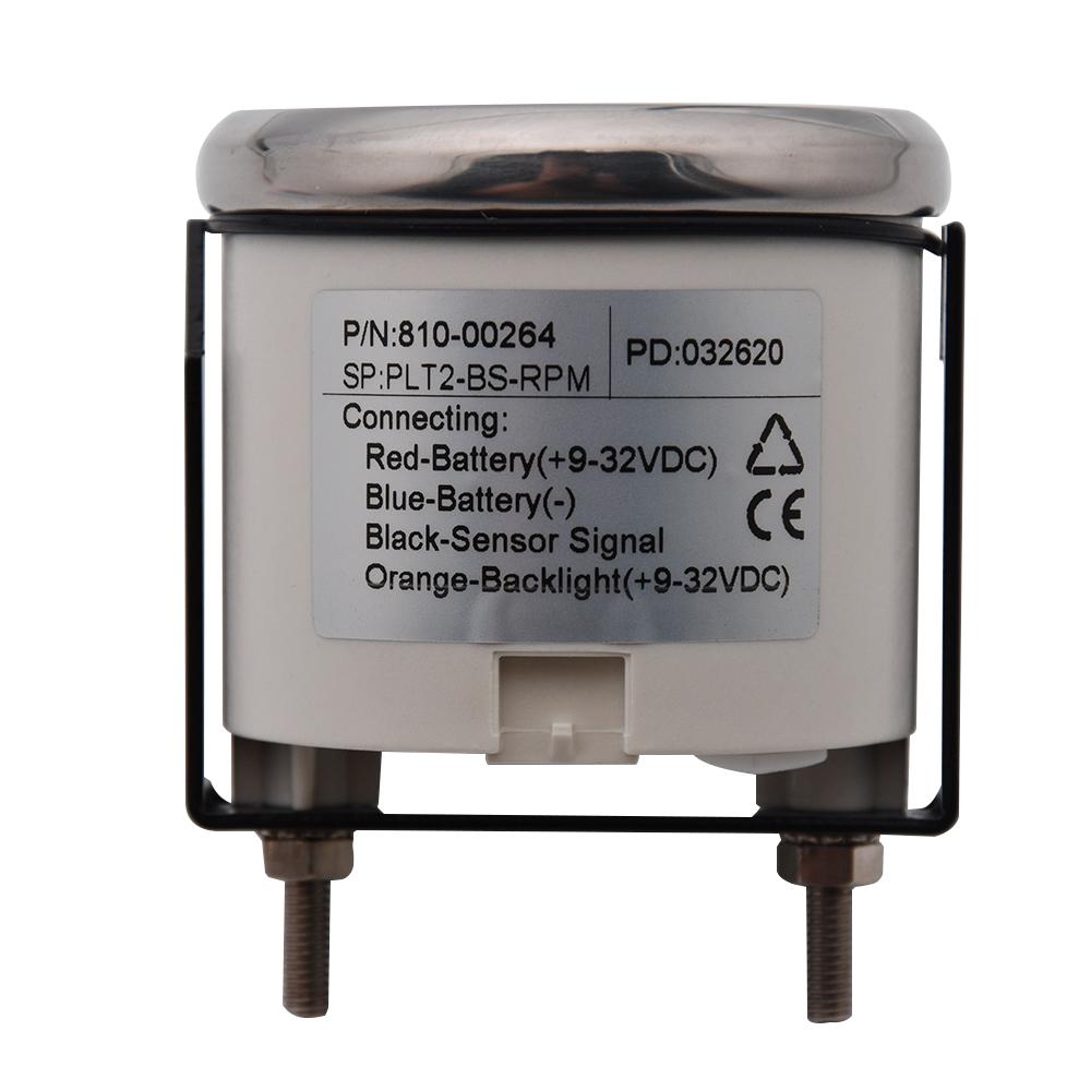 52mm Outboard Engine Tachometer Gauge with Hour 0~9990 RPM Meter For Marine Car Motor Tacho Motorcycle Digital Speedometer