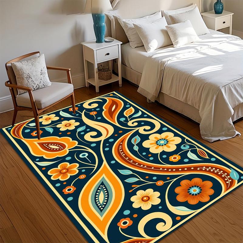 

Entrance Rugs Luck Pattern Carpets Home Decor Rug Soft Carpets for Living Room Washroom Floor Mat Office Mat Bedroom Decor Tapis 40x60CM