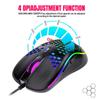 Ergonomic RGB Wired Lightweight Gaming Mouse with Hollow Design