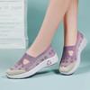 Summer breathable and comfortable single shoes, old Beijing cloth shoes, one step on mother's shoes