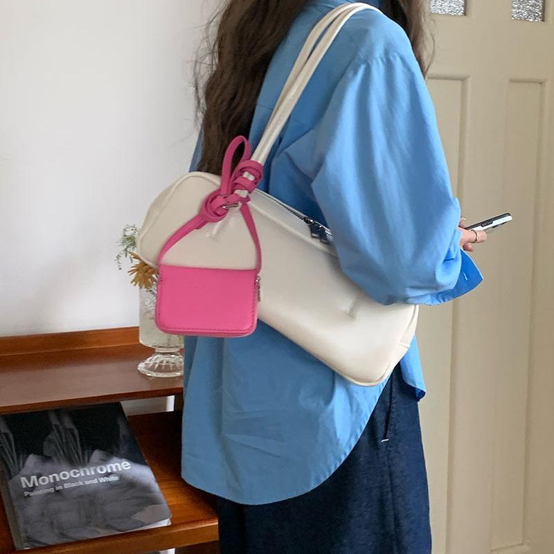 Korean Niche Design, Fashionable Waist Bag with Small Card Bag Mini Crossbody Small Square Bag Coin Wallet