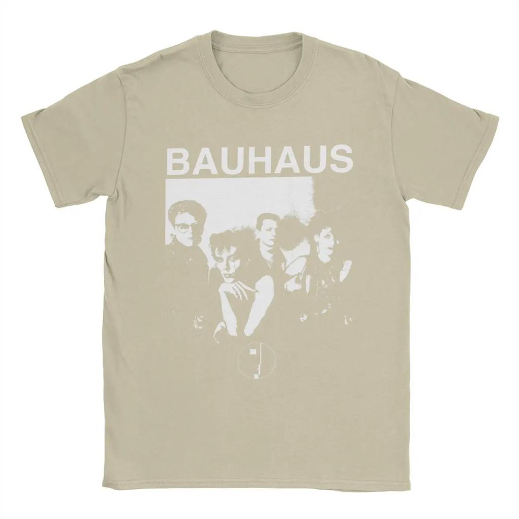 Men's Bauhaus 80s Goth T Shirts Cotton Clothing Fashion Short Sleeve Crewneck Tees Summer T-Shirt