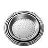 304 Stainless Steel Steamer Basket - Thick, High-Temperature Resistant Steaming Rack for Wok