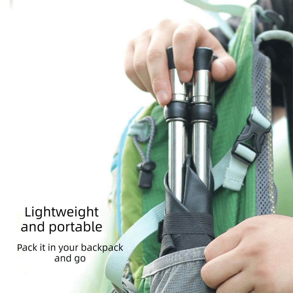 Teleskop-Design Tragbarer Klapphocker Edelstahl Outdoor-Hocker Leichter Hocker Wandern