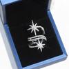 Light Luxury Niche Ring, Personalized Micro-Star Ring, Multi-Layer Surrounding Geometric Exquisite Jewelry