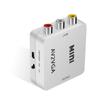 RCA auf VGA Video Konverter Mini AV auf VGA Adapter mit 3,5 mm Audiokabel für Multimedia-Videoübertragung