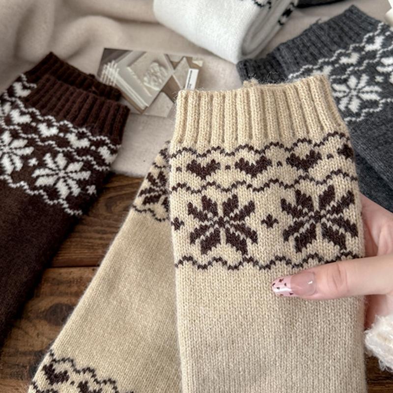Kids Leg Warmers Socks Cover Stretchy Ribbed Design Cosy Warm Winter Socks For Girls Sweet Inspired Outfit