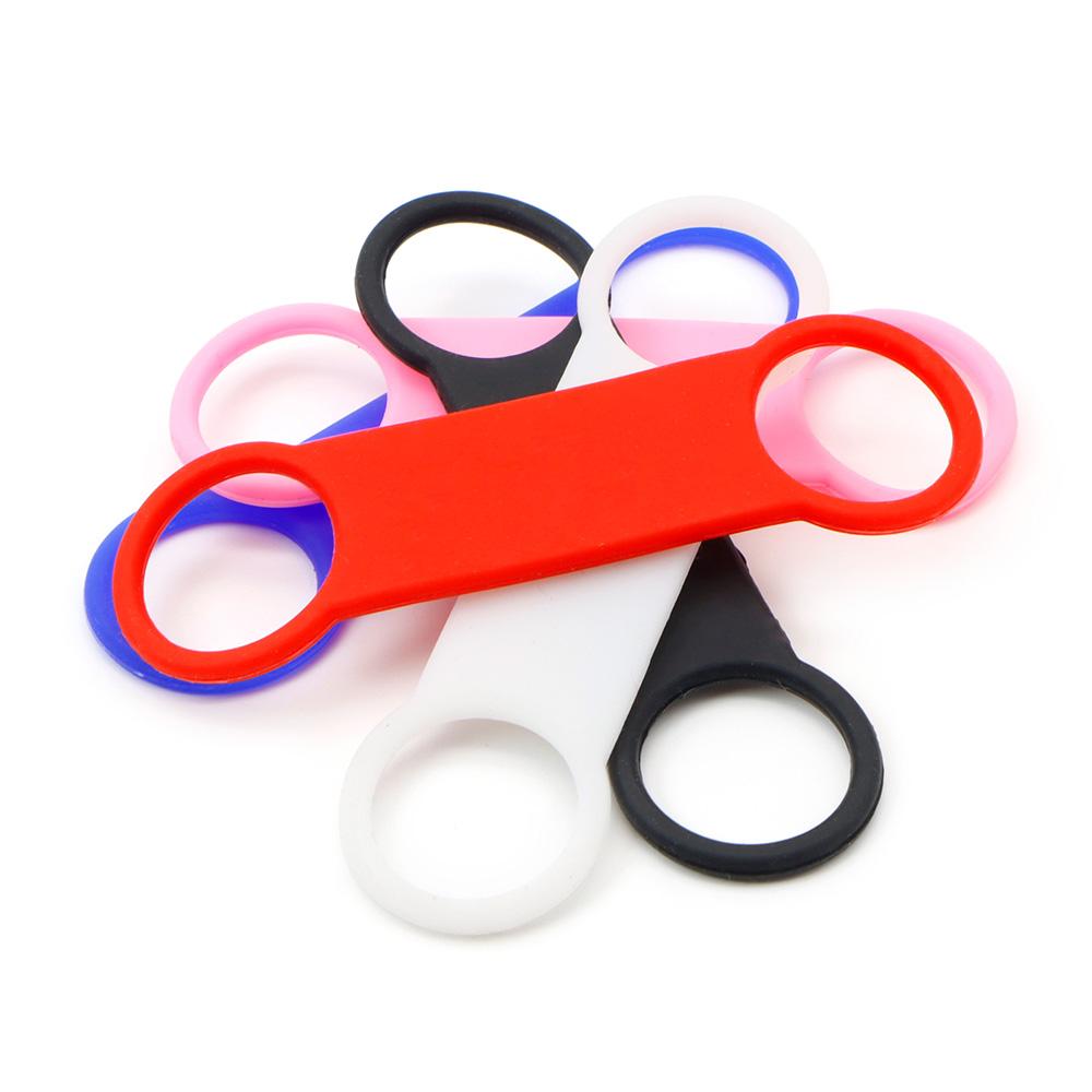 Wholesale 20PCS Pet Identity Silicone Blank Dog Accessories Matching Collar Anti-loss Nameplate Cat Stretch Rubber 3