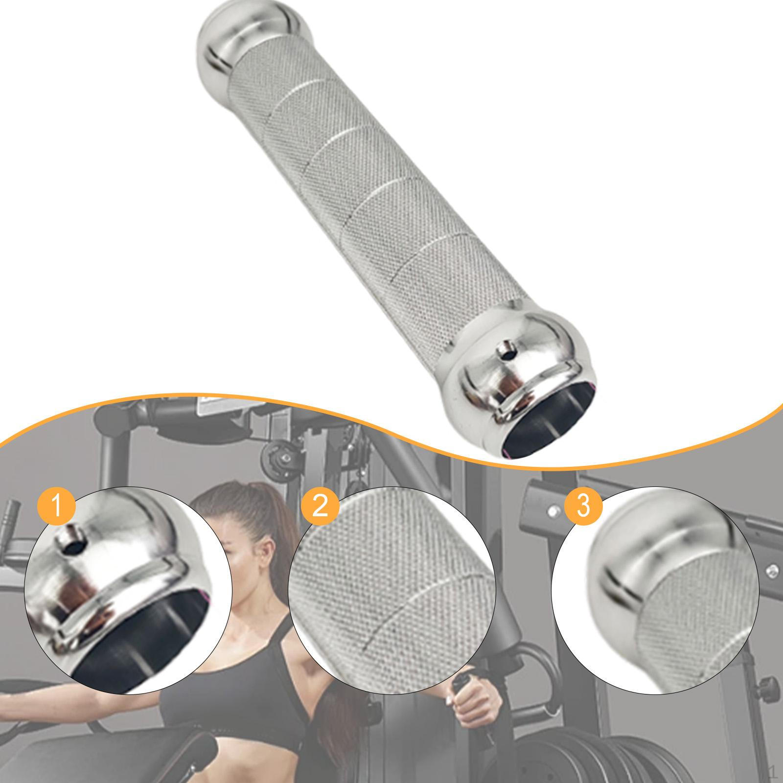 

Рукоятка из алюминиевого сплава, сменная насадка, противоскользящая, удобная, спортивные аксессуары, фитнес Length 17cm