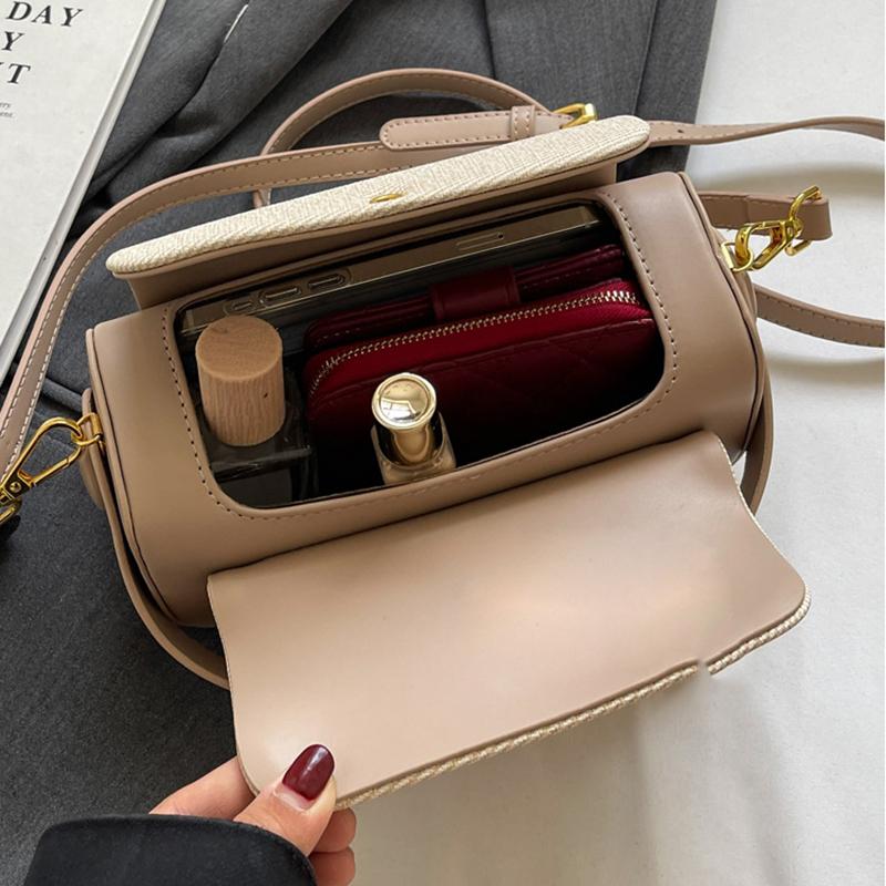Stylish Vintage Mini Crossbody Bag with a Kiss Lock Featuring a Detachable Top Handle And a Square Design Perfect for Women AVE