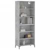 VidaXL Buffet Concrete Grey 69.5x32.5x180 Cm Engineered Wood 3189577