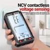 Multifunctional Digital Multimeter Ammeter AC DC Tester 6000 Counts Auto Range Voltmeter DCV ACV Resistance Temperature Measurement Digital Display