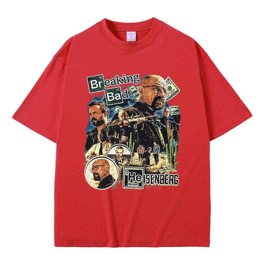 Heisenberg Breaking Bad T Shirt Better Call Saul Graphic Print Tshirt Unisexs Clothing 100 Cotton Casual Short Sleeves Tee Shirt