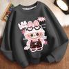Children's Fashion Round-neck Hoodie, Spring and Autumn Boys' and Girls' Casual Long-sleeved Coat