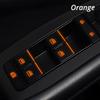1/2PCS Car Styling Window Switch Luminous Stickers Nighting Glowing Button Auto Stickers Universal Green Orange Blue