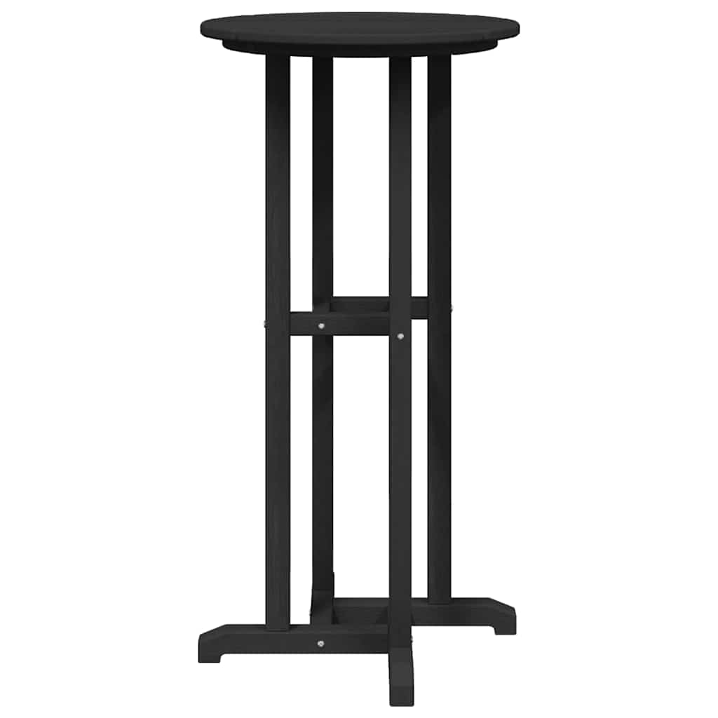 Bartisch Schwarz 55 x 55 x 107 cm Polyethylene