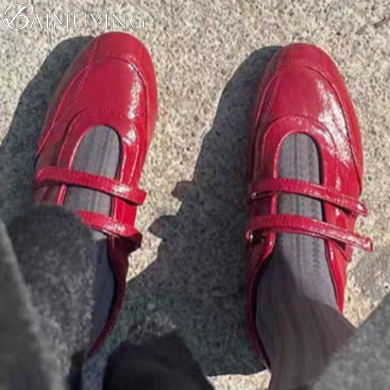 Fashion Women Flats Ballet Marie Janes Shoes Casual Sneakers Sandals Summer 2025 Trend Shallow Dress Loafers Soft Sole Zapatos Mujer