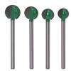 Green / Silver Routet Bit Hard Alloy Lubricated Round