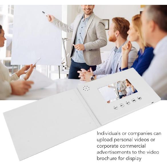 Video Brochure, Electronic Greeting Card, Exquisite High Code Rate LCD Screen Video Greeting Card, HD Video Playback for Medium and Highend